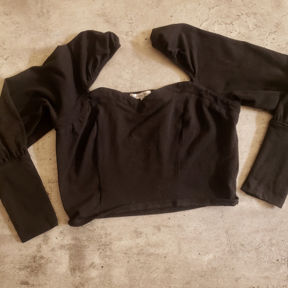 Charlotte Russe black crop top